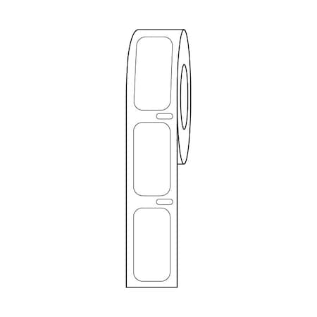 Globe Scientific Label Roll, Cryo, Direct Thermal, 27x13mm, for Cryogenic Vials, Yellow, 1000PK LTC-27X13Y